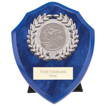 Reward Wreath Shield | Azure Blue | 100mm |