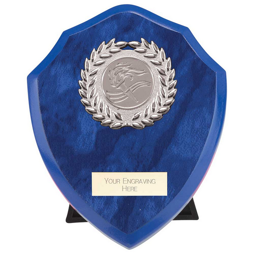 Reward Wreath Shield | Azure Blue | 125mm |