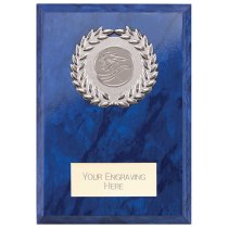 Reward Wreath Plaque | Azure Blue | 150x110mm |