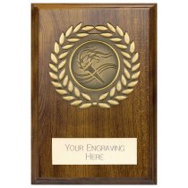 Reward Wreath Plaque | Walnut | 80x60mm |