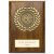 Reward Wreath Plaque | Walnut | 80x60mm |  - PL24581A