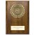 Reward Wreath Plaque | Walnut | 100x75mm |  - PL24581B