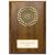 Reward Wreath Plaque | Walnut | 150x110mm |  - PL24581D