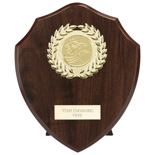 Reward Wreath Shield | Mahogany | 125mm |