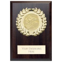 Reward Wreath Plaque | Mahogany | 80x60mm |