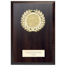 Reward Wreath Plaque | Mahogany | 125x90mm |