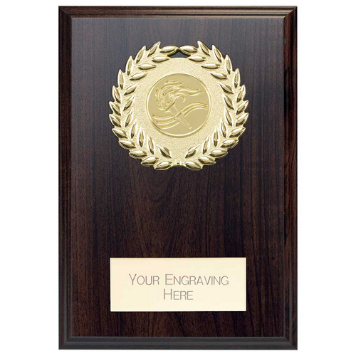 Reward Wreath Plaque | Mahogany | 150x110mm |