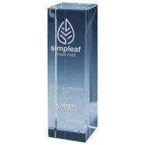 Metropolis Engraved Crystal Trophy | 150mm | G24