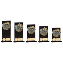 Euphoria Hero Nearest Pin Glass Trophy | Jet Black | 125mm |