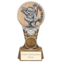 Ikon Goof Balls In The Water Golf Trophy | Antique Silver & Gold | 150mm | G24