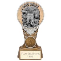 Ikon Goof Balls Lost Balls Golf Trophy | Antique Silver & Gold | 150mm | G24