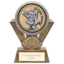 Apex Goof Balls In The Water Golf Trophy | Antique Gold & Silver | 155mm | G25