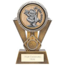 Apex Goof Balls In The Water Golf Trophy | Antique Gold & Silver | 180mm | G25