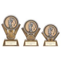 Apex Goof Balls Longest Drive Golf Trophy | Antique Gold & Silver | 130mm | G25