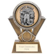 Apex Goof Balls Lost Balls Golf Trophy | Antique Gold & Silver | 155mm | G25