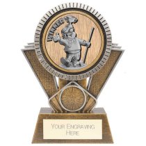 Apex Goof Balls Winner Golf Trophy | Antique Gold & Silver | 155mm | G25