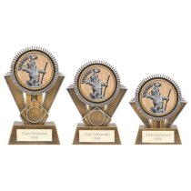 Apex Goof Balls Winner Golf Trophy | Antique Gold & Silver | 155mm | G25