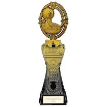 Maverick Heavyweight Golf Trophy | Black & Gold | 250mm | G7