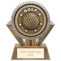 Apex Ikon Golf Trophy | Gold & Silver | 130mm | G25