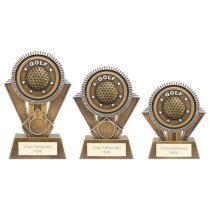 Apex Ikon Golf Trophy | Gold & Silver | 180mm | G25