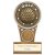 Ikon Tower Golf Trophy |  Antique Silver & Gold  | 125mm | G9 - PA24225A
