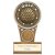 Ikon Tower Golf Trophy |  Antique Silver & Gold  | 125mm | G9 - PA24225A