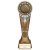Ikon Tower Golf Trophy |  Antique Silver & Gold  | 225mm | G24 - PA24225E