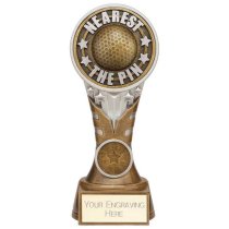 Ikon Tower Nearest the Pin Golf Trophy | Antique Silver & Gold | 175mm | G24