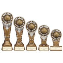 Ikon Tower Nearest the Pin Golf Trophy | Antique Silver & Gold | 200mm | G24
