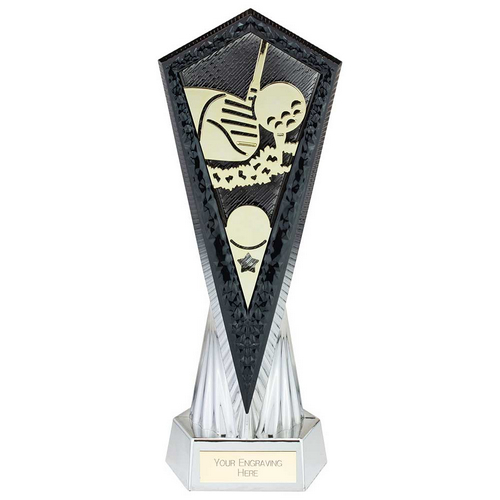 Inferno Golf Trophy | Carbon Black & Ice Platinum | 270mm | G25