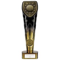 Fusion Cobra Golf Trophy | Black & Gold | 225mm | G7