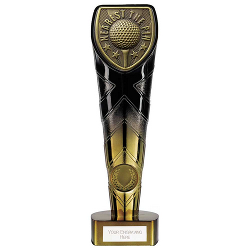 Fusion Cobra Golf Nearest the Pin Trophy | Black & Gold | 225mm | G7
