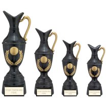 Replica Golf Claret Jug Trophy | Antique Black & Gold | 135mm | G5A