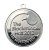 Double sided bespoke medal | Ribbon Loop | No Enamel | Chrome Plated - BM003.40
