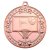 Basketball Tri Star Medal | Bronze | 50mm - M82BZ