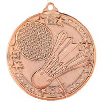 Badminton Tri Star Medal | Bronze | 50mm