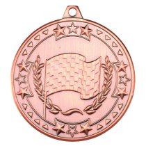 Motor Sport Tri Star Medal | Bronze | 50mm