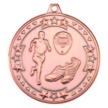 Running Tri Star Medal | Bronze | 50mm