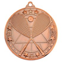 Squash Tri Star Medal | Bronze | 50mm
