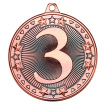 Tri Star 3rd Medal | Bronze | 50mm