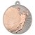 Basketball Two Colour Medal | Matt Silver & Bronze | 50mm - MV15BZ