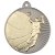 Basketball Two Colour Medal | Matt Silver & Gold | 50mm - MV15G