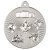 Multi Athletics Two Colour Medal | - Matt Silver & Silver 2In | 50mm - MV30S