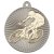 Cycling Two Colour Medal | Matt Silver & Gold | 50mm - MV47G