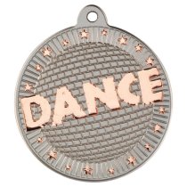 Dance Two Colour Medal | Matt Silver & Bronze | 50mm