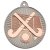 Hockey Two Colour Medal | Matt Silver & Bronze | 50mm - MV18BZ