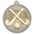 Hockey Two Colour Medal | Matt Silver & Gold | 50mm - MV18G