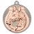 Horse Two Colour Medal | Matt Silver & Bronze | 50mm - MV20BZ