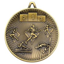 Athletics Deluxe Medal | Antique Gold | 60mm