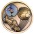 Football And Boot Medallion | Antique Gold | 70mm - MP300AG